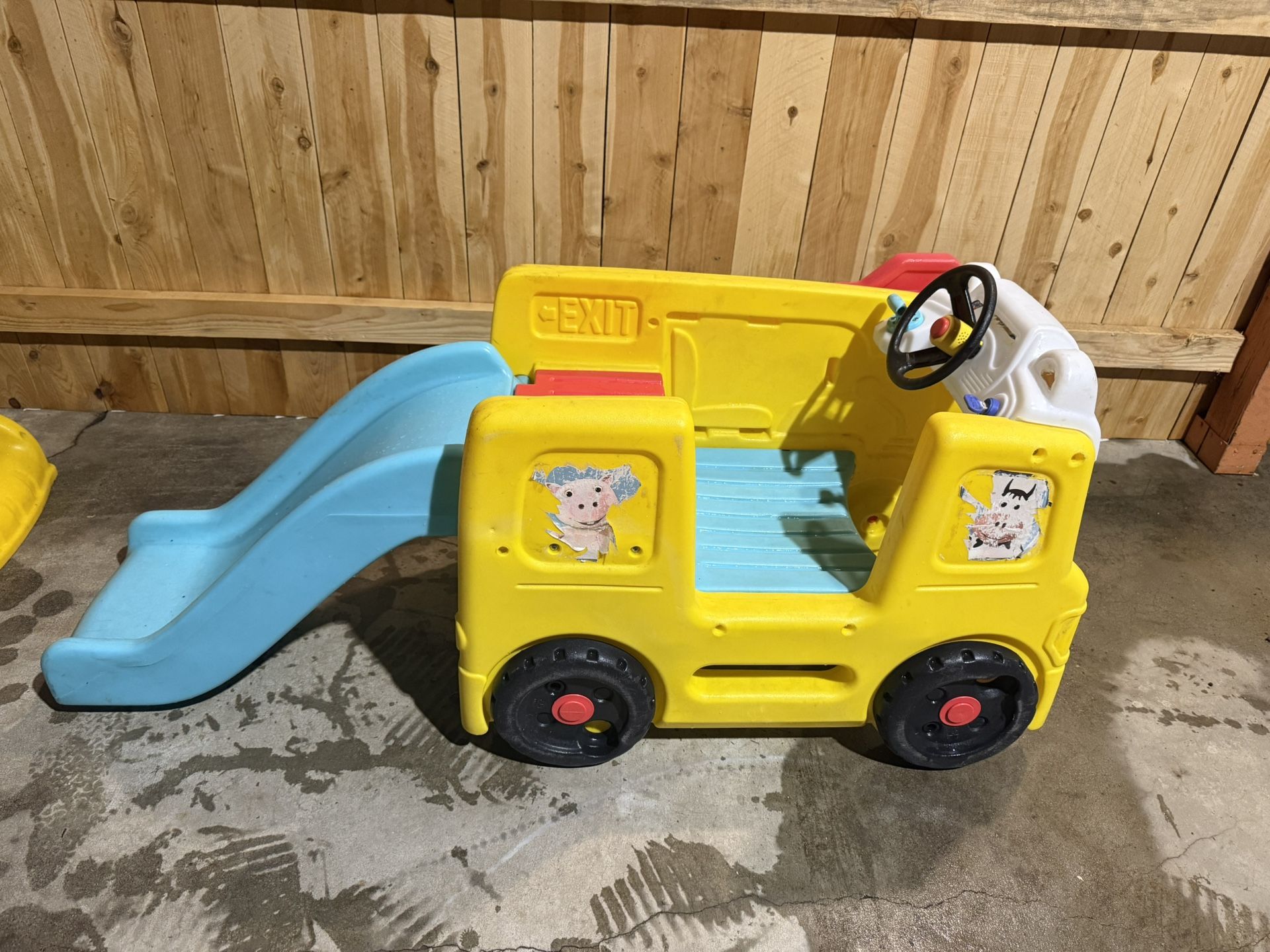 School Bus Slide Kids