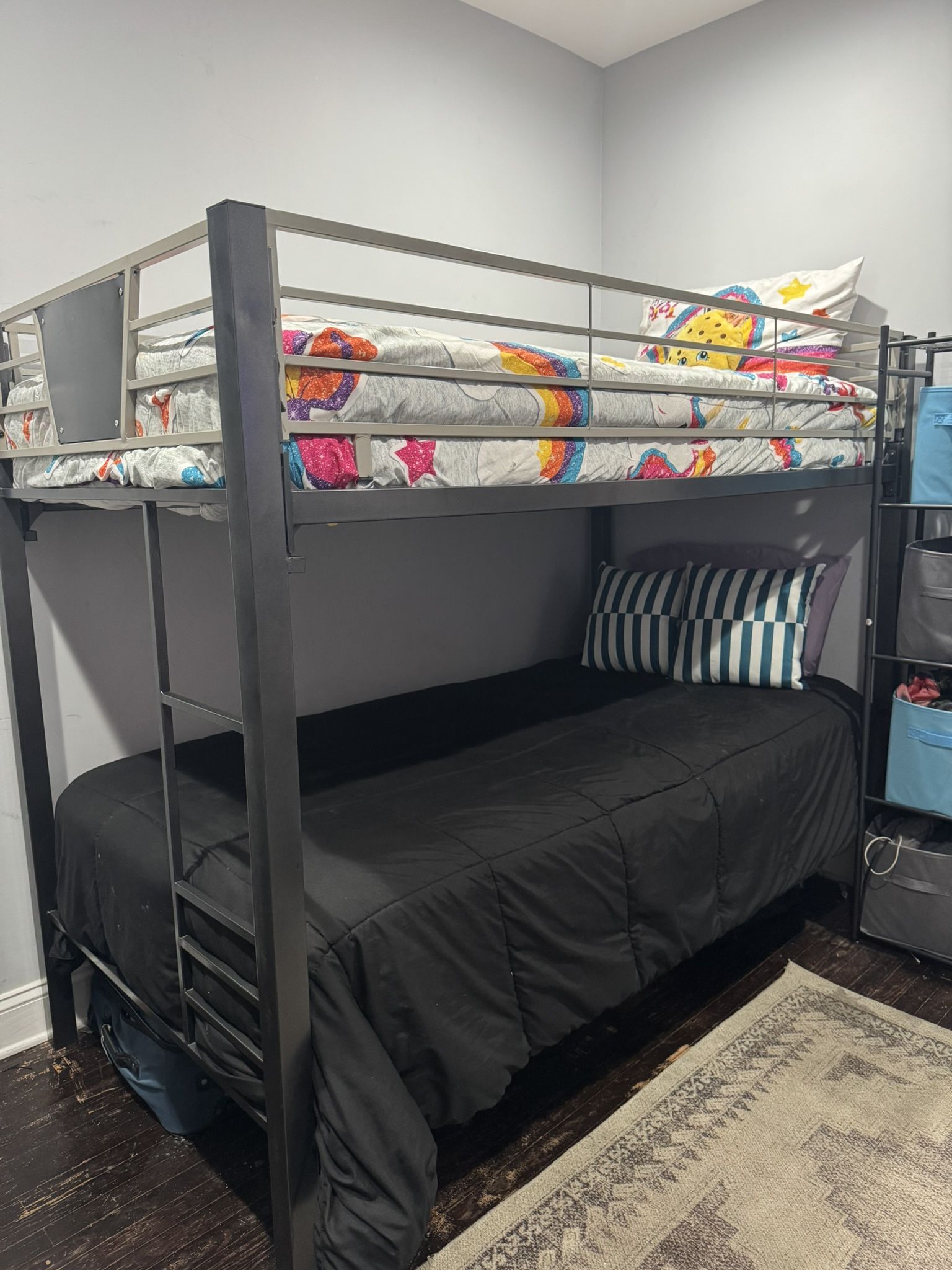 Bunk Bed With Mattresses(must Take Mattresses)