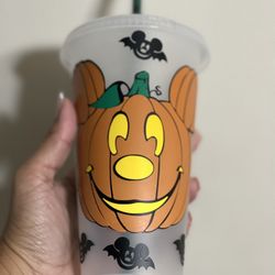Halloween Disney Starbucks Custom Cup