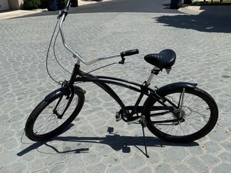 26” Wheel Phat Cruise Bike - Multi-Speed (Black)