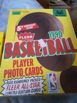 1990-91 Fleer Basketball Sealed Box +Update Set
