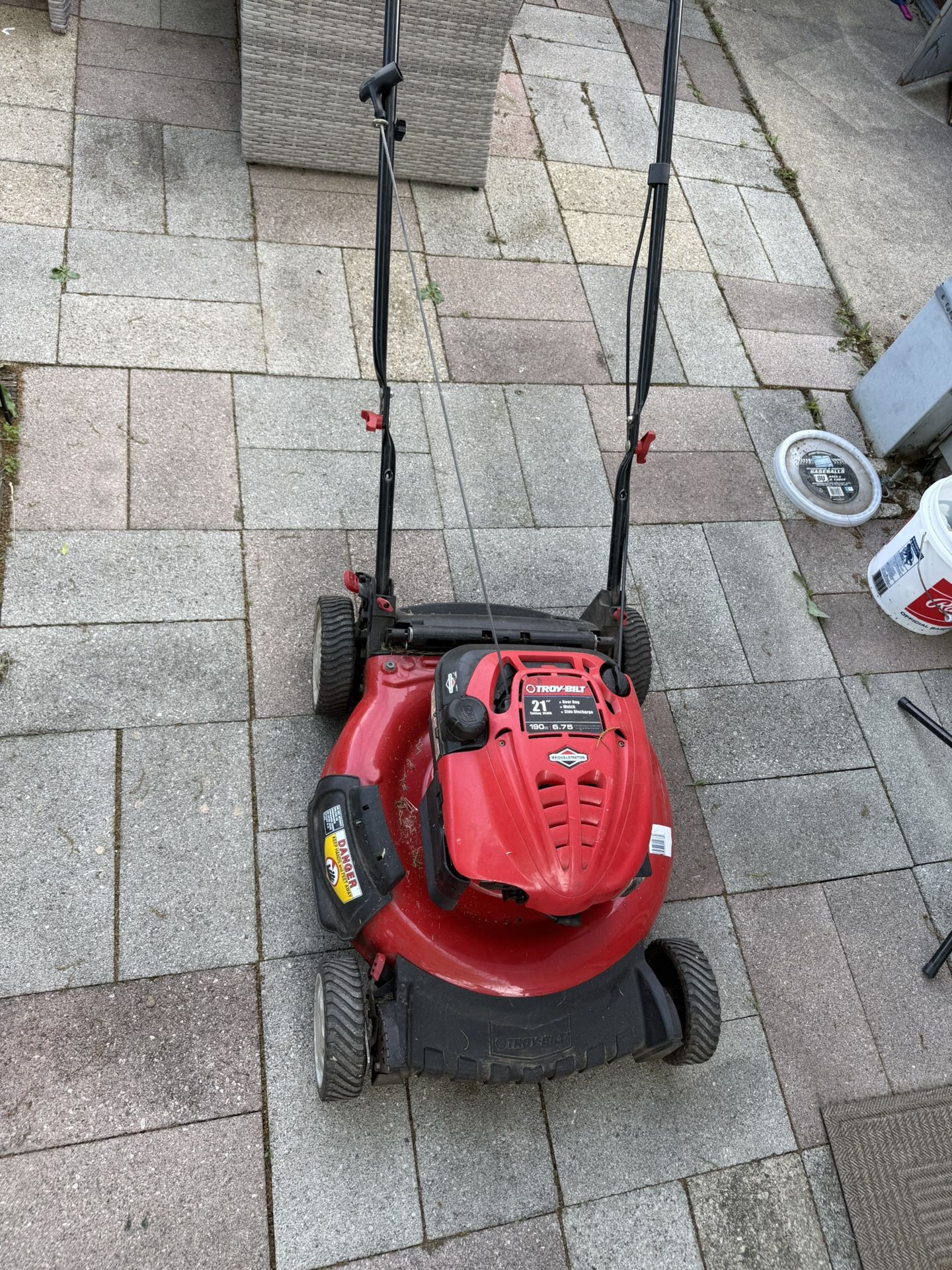 Troy-Bilt 21” Lawn Mower with Mulching Blade