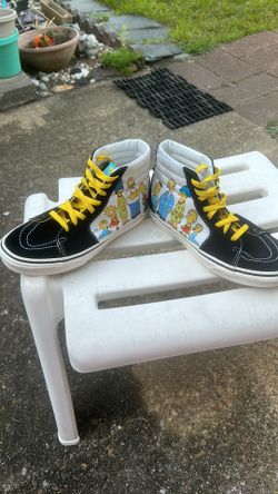 Simpsons Vans hi tops