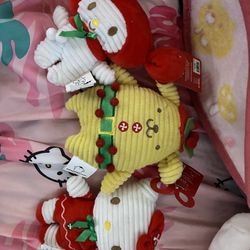 Hello Kitty And Friends Christmas Plushies