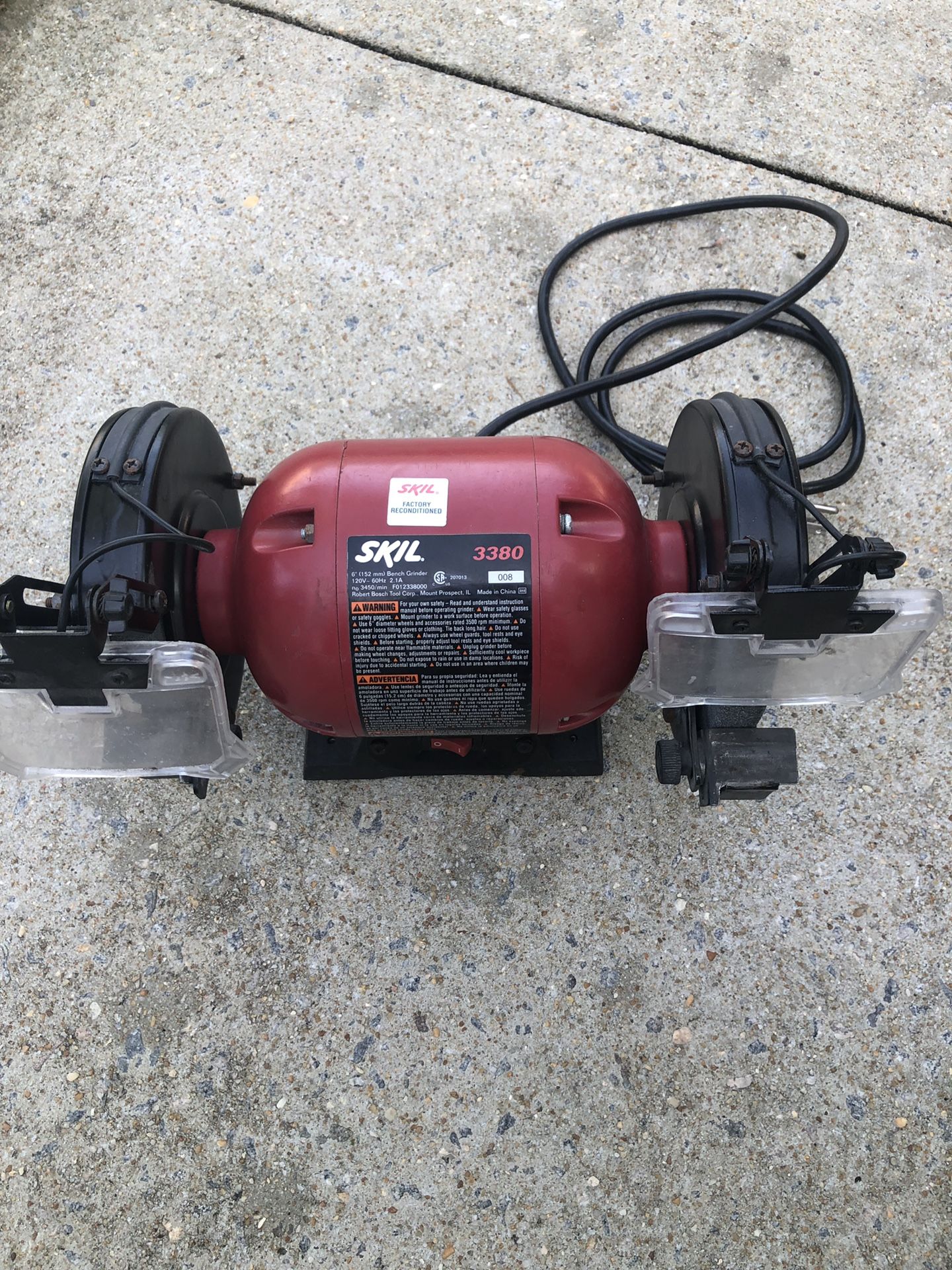 SKIL Bench Grinder 3380 GRINDER for Sale in New Hill, NC OfferUp