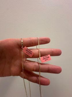 Cadenas de oro para niños, 10K.