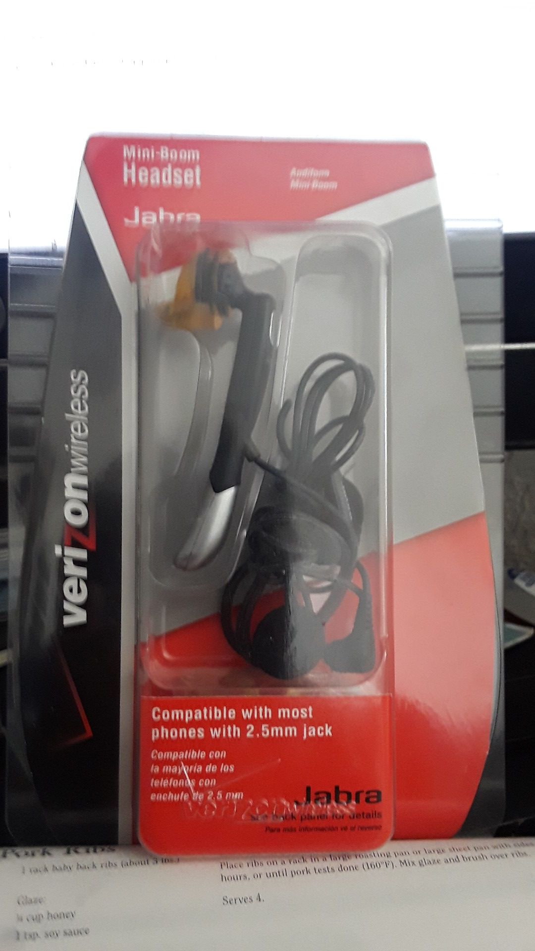 Verizon wireless headset