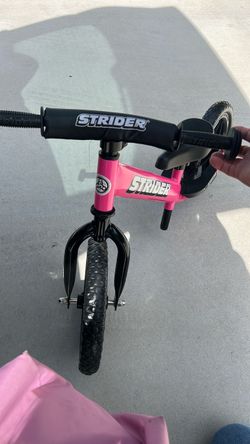Strider Sport Kids Balance Bike Pink