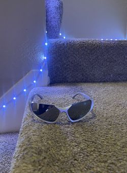 Brand New Silver Sport Sunglasses