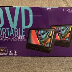 Proscan 7” Dual Dvd Player