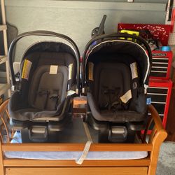 Two Baby Car Seats  From Twens 