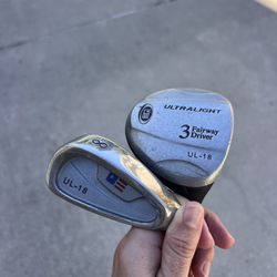 U.S. Kids Golf 57” Ultralight: 3-Wood + 6-Iron