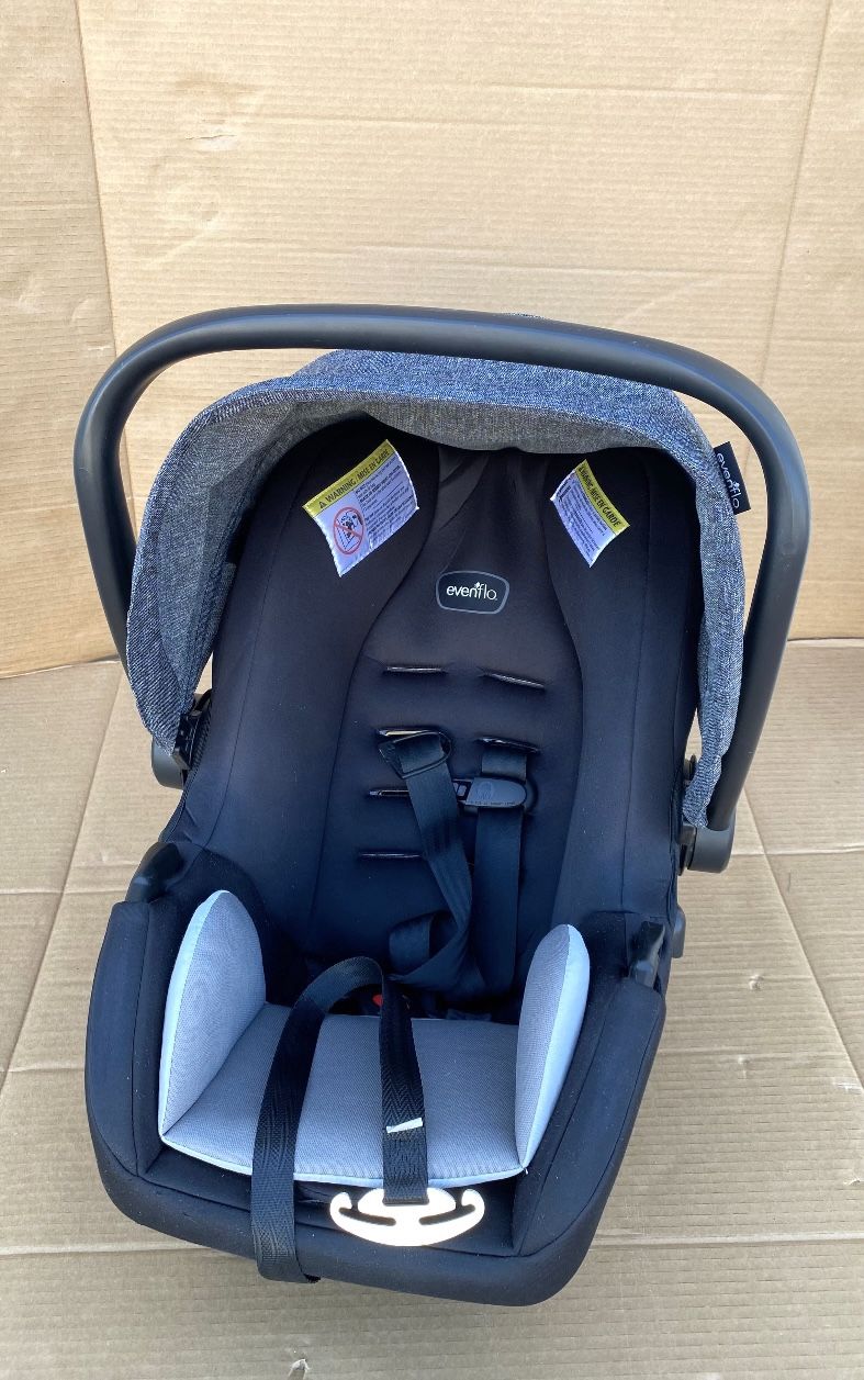 evenflo Litemax Pivot Pro Series 2.0 Infant Car Seat, Devon Gray - (READ)