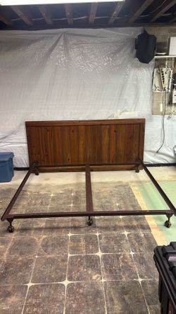 King size bed frame