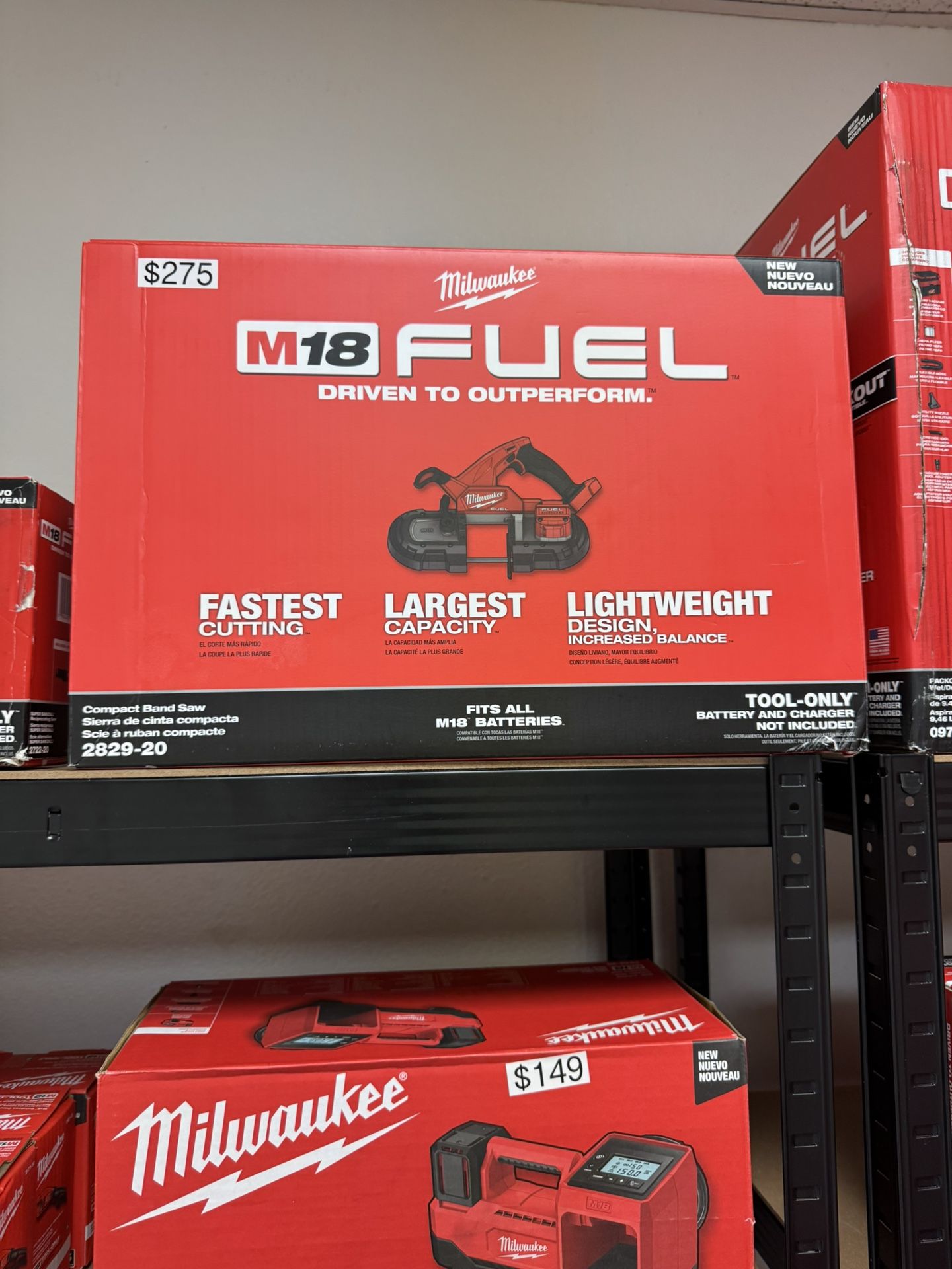Milwaukee M18 Fuel Compact Band saw 