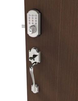 Smart Door Lockset Combo-Brushed Nickel