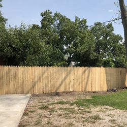 installation of new wooden fences