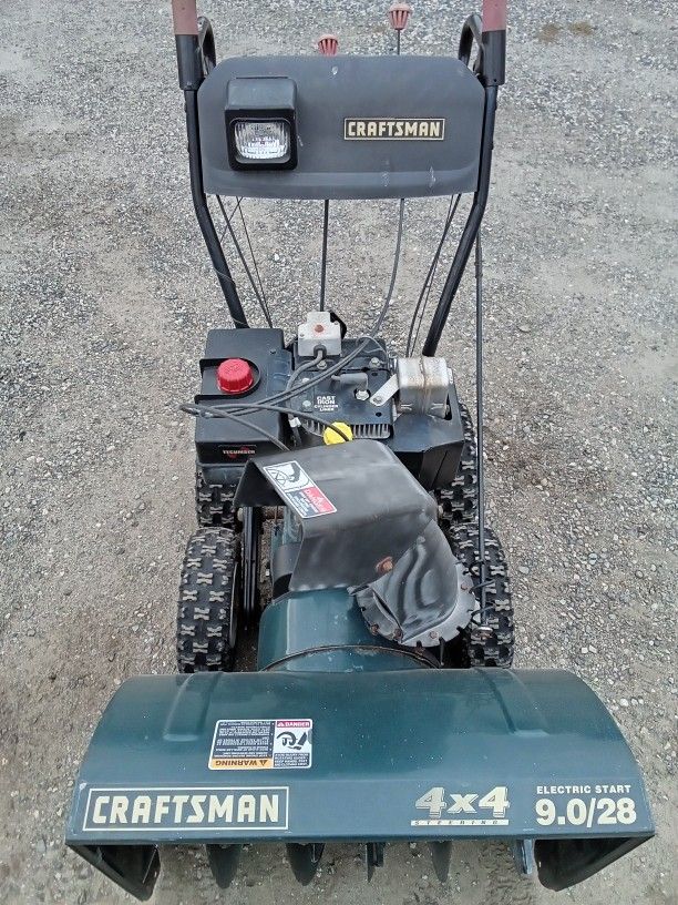 Craftsman 4 Wheel Drive Snowblower