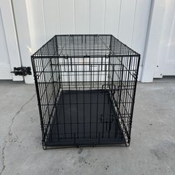 30in Folding Metal Wire Dog Crate 