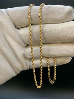 16" 2MM ROPE GOLD CHAIN #34604