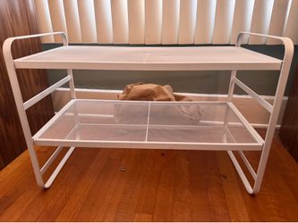 Shoe rack  aluminum shelves