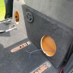 Custom Toyota Crewmax Subs & Box