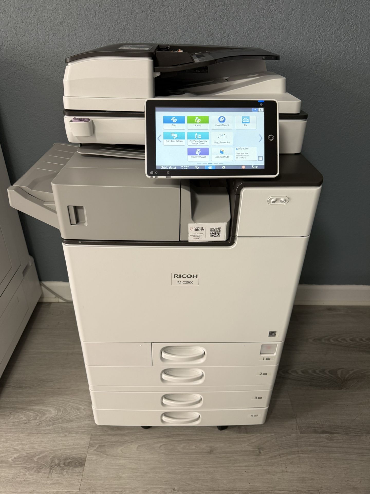 Ricoh IM C2500 Color Laser Multifunction Printer - Great Condition!