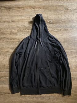Black Zip Up Hoodie 