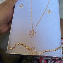 Cadena Exclava Y Aretes