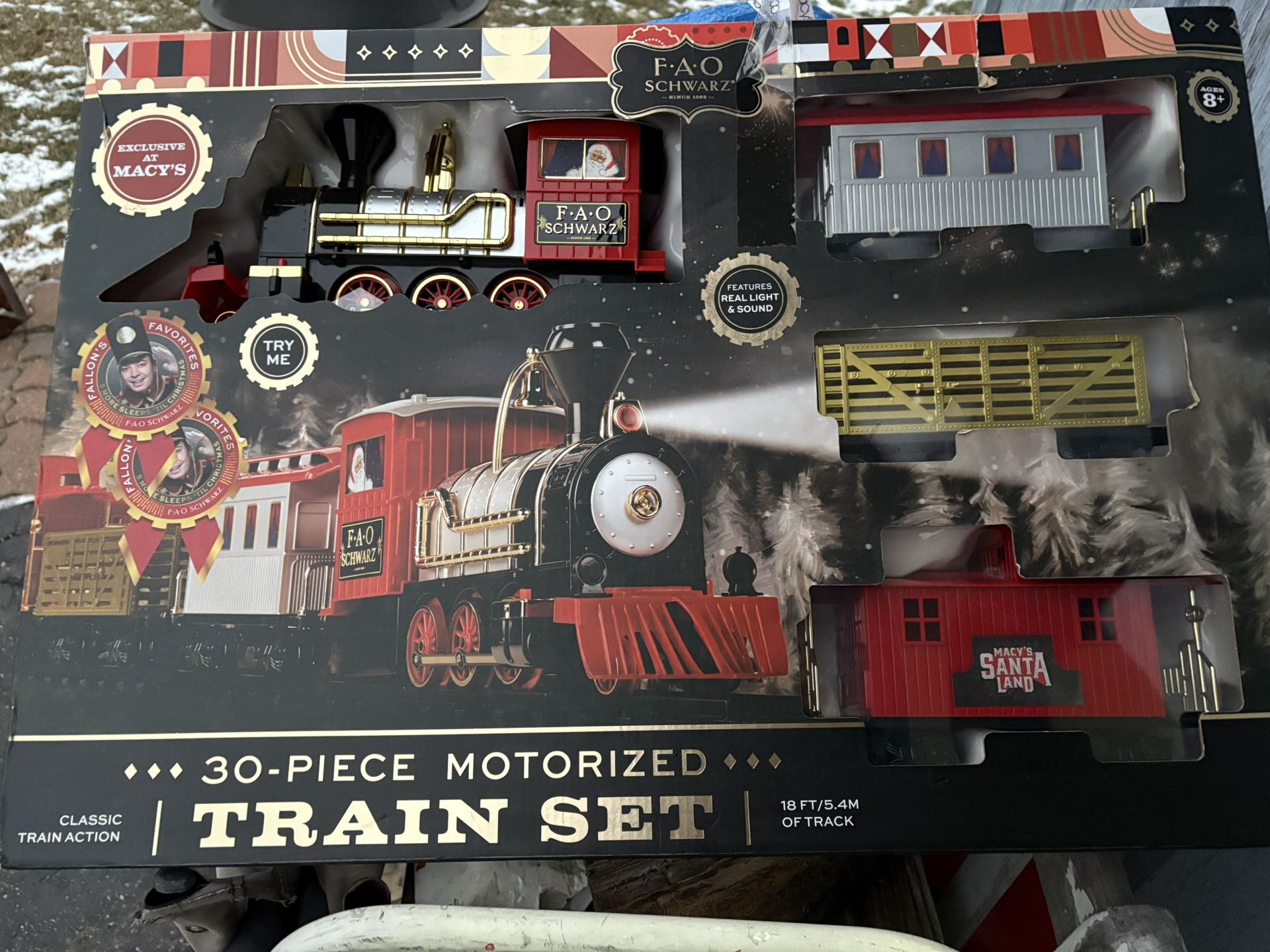 Macy’s Christmas 30 Piece Train Set