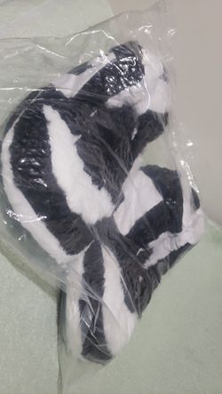 Jordan 1 Cozy Fuzzy Slippers Panda 1size Fits Most