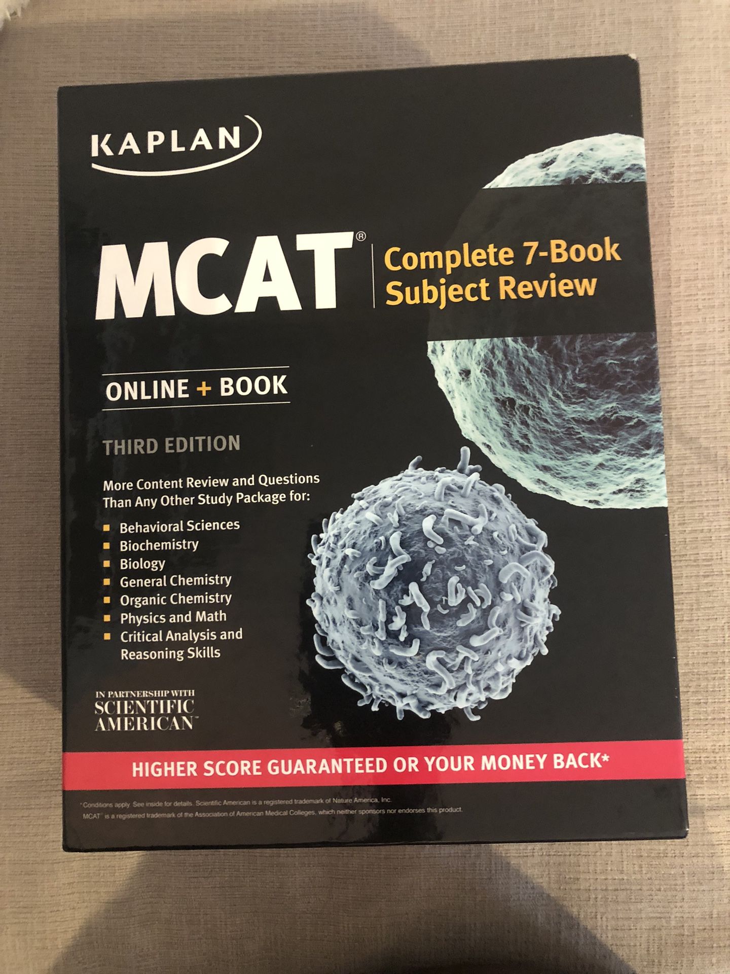 KAPLAN MCAT Books. 3rd Edition