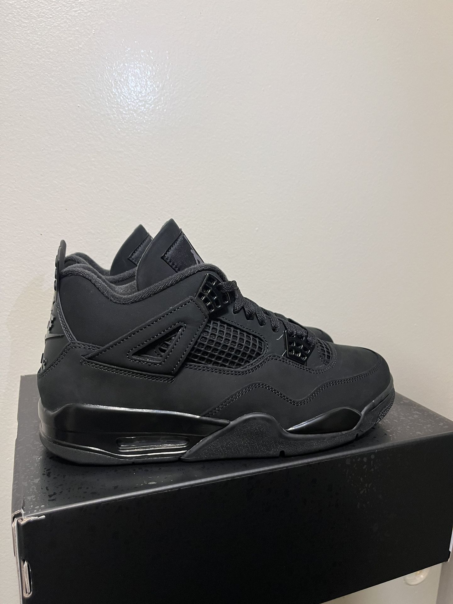 Brand New Black Cats Jordan 4s