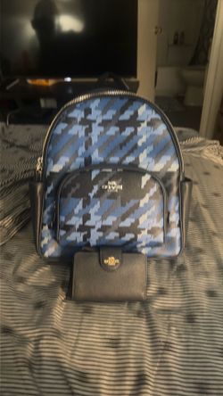 Ladies Coach backpack and wallet