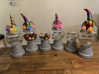 Unicorn “Gumball Machines” New Center Pieces 