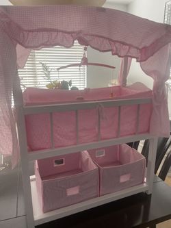 Badger basket cheap canopy doll crib