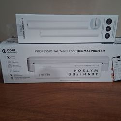 **New**Core Innovations Pro Thermal Printer & Pack Of Thermal Paper/ 2 Rolls