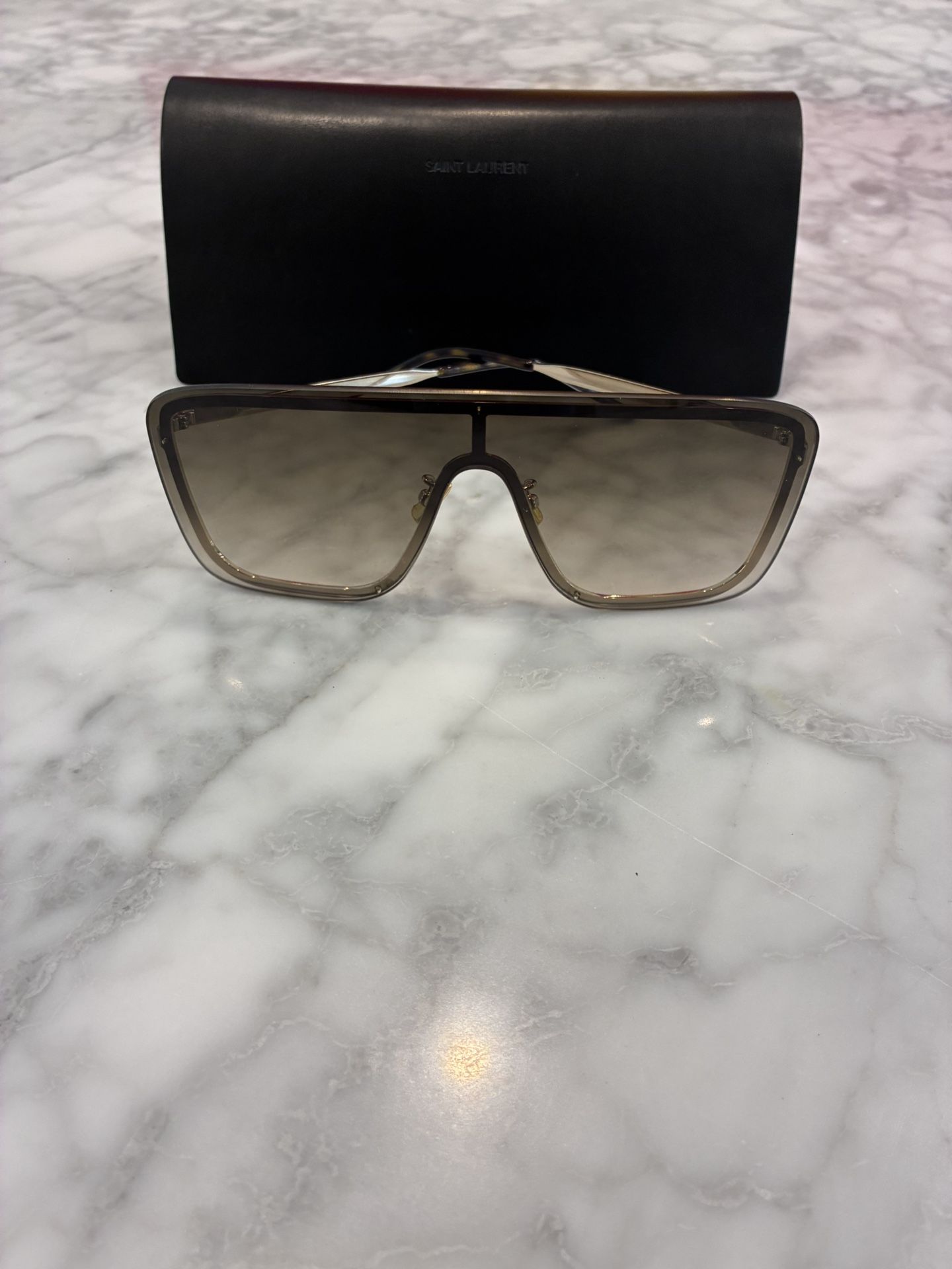 Saint Laurent Wave Mask Sunglasses