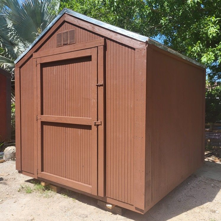 8' x 8' A-Frame Painted Shed, Barn, Cuartito