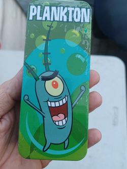 New In Box Sealed Plastic 2004 Plankton From SpongeBob, Watch,perfect Condition 
