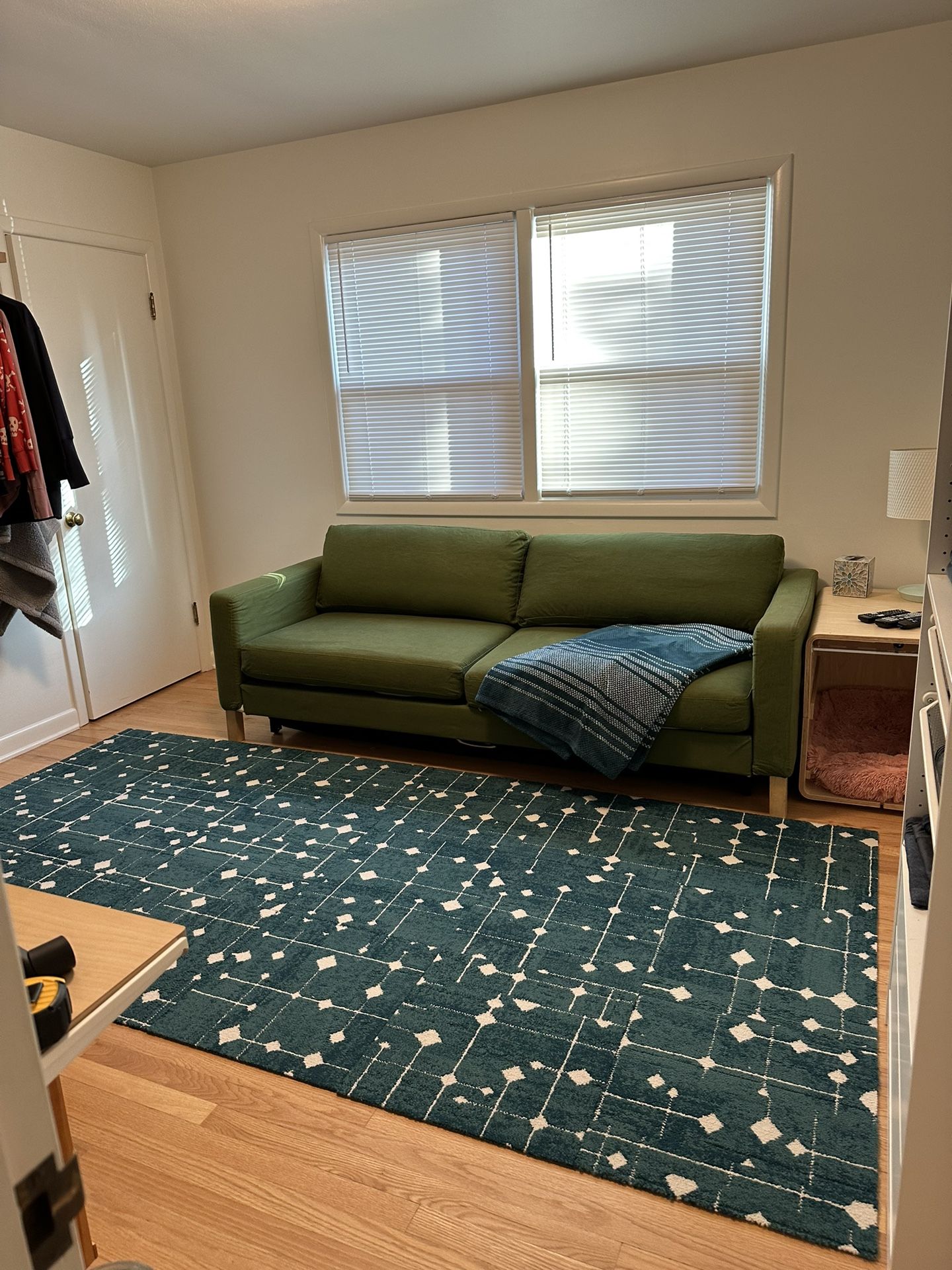 Discontinued Ikea Karlstad Sleeper Sofa Bed W/ Extra Cover