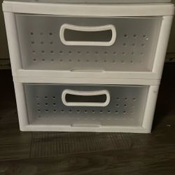 Sterlite Two Drawer Container Storage Bin