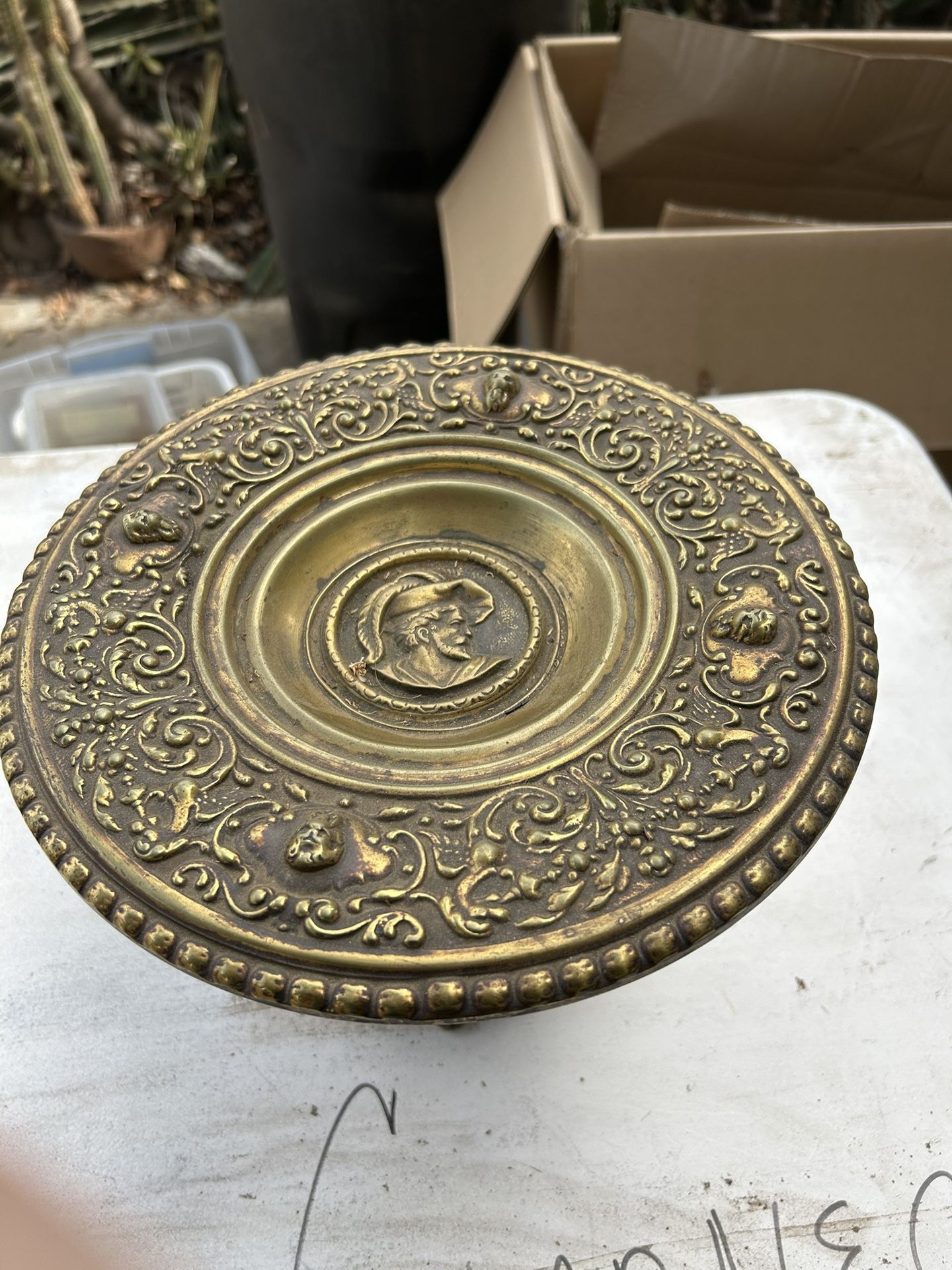 Exquisite Antique French Bronze Tazza Center Piece