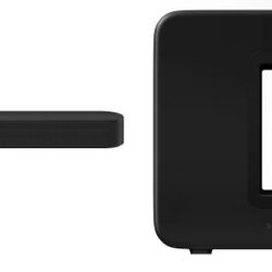 SONOS SOUNDBAR AND SUBWOOFER