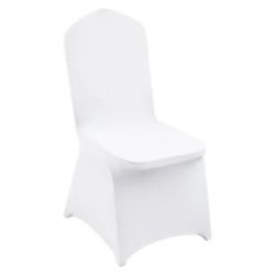  Stretch Spandex Folding Chair Covers, Universal Fitted Chair Cover, Removable Washable Protective Slipcovers, for Wedding, Holiday, Banquet, Party, C