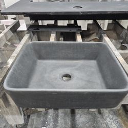 Locally Handcrafted Concrete Vessel Sinks