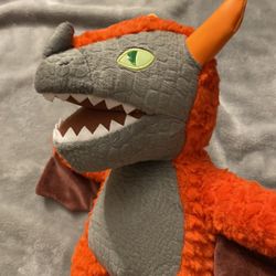 Build A Bear Great Wolf Lodge MagiQuest Charlock MagicQuest Red Dragon Plush NWT