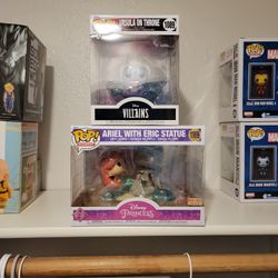 Ursula And Ariel W/ Eric Statue