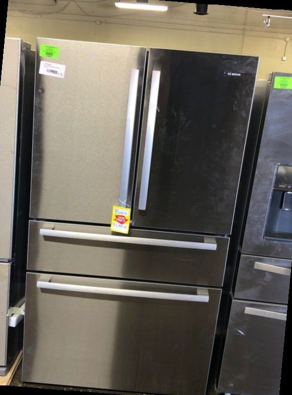 Brand New Bosch 800 Series 36 in. 21 cu. ft. French 4 Door Refrigerator in Stainless Steel with Dual Compressor, Counter-Depth 37YH