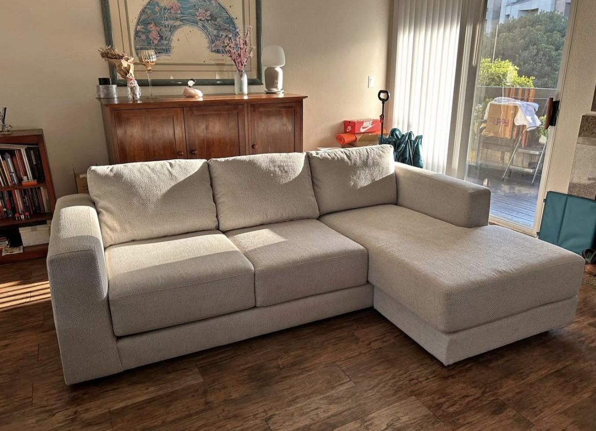 Crate & Barrel Sectional Couch